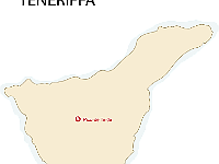 008a-Karte Teneriffa Pico  Ausflugsfahrt in das Landesinnere zum "Pico de Teide".